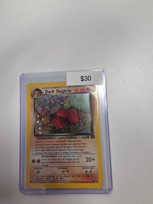 Pokemon Dark Dugtrio 6/82