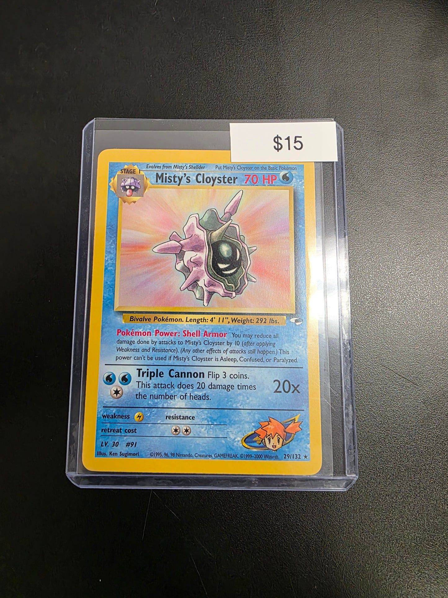 Pokemon Misty's Cloyster 29/132