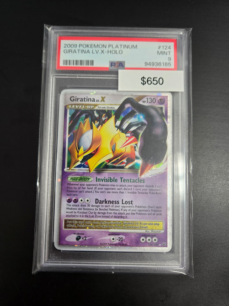 2009 Pokemon Platinum Giratina LV.X Holo 