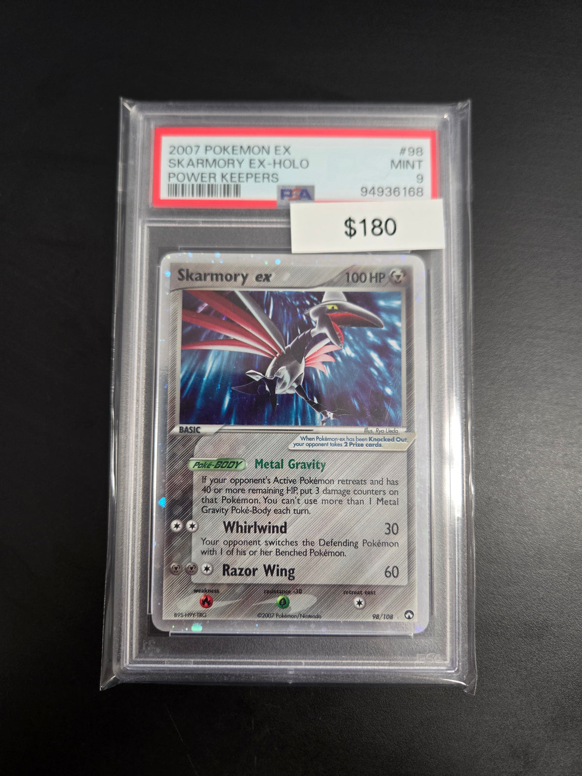 2007 Pokemon Skarmory Ex-Holo Power Keepers #98 PSA 9