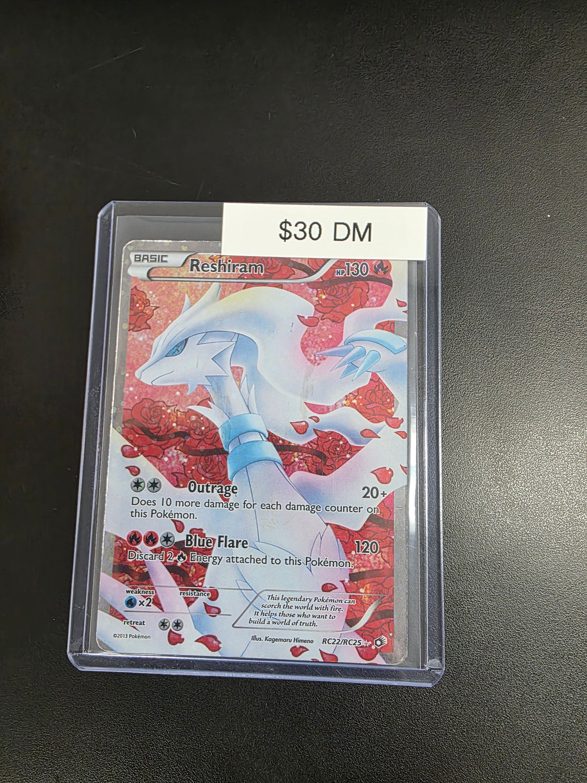 Pokemon Reshiram RC22/RC25 DM