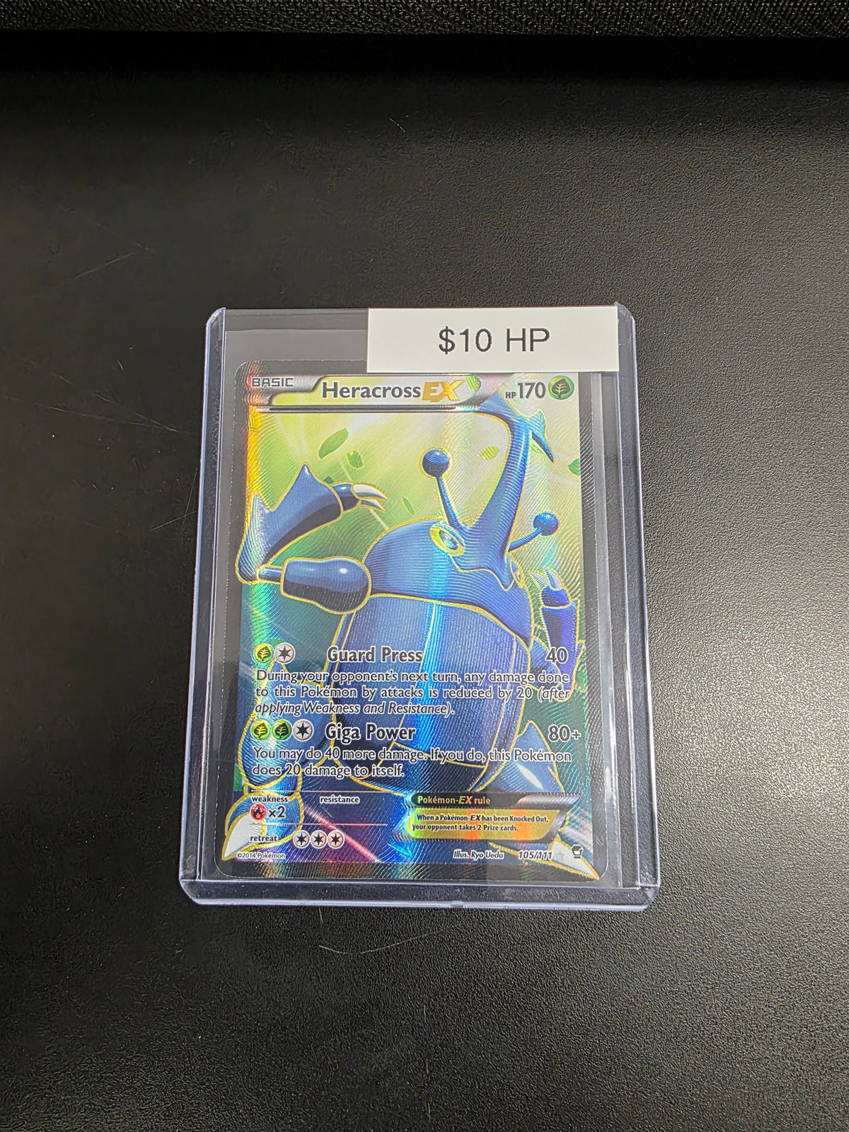 Pokemon Heracross ex 105/111 HP