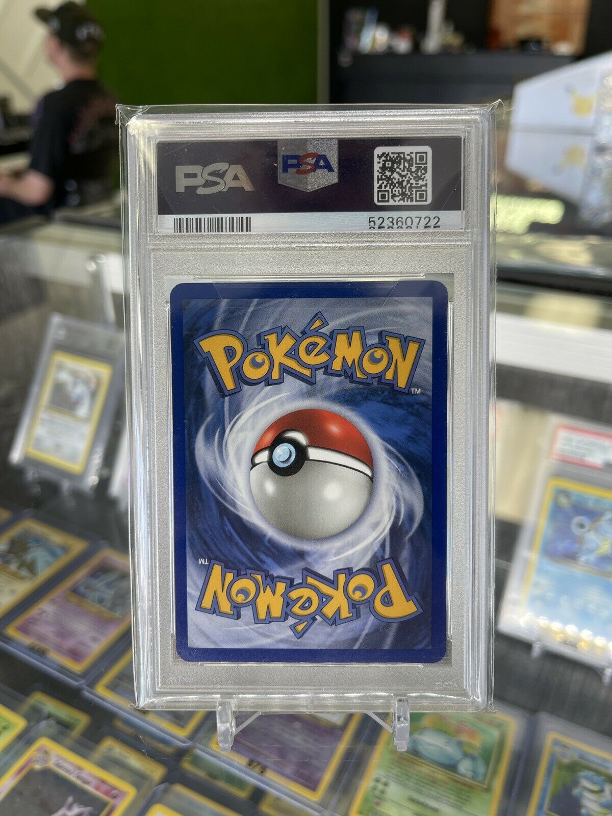 2006 Pokemon Holon Phantoms Gold Star Pikachu PSA 9 + SWIRL *FREE