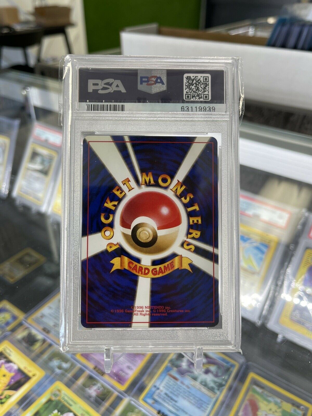 1999 Pokemon Japanese Vending Series Gengar Holo Masaki Promo PSA 8 SWIRL