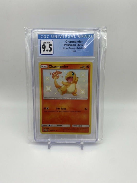 Pokémon Charmander SV6/SV94 Hidden Fates Shiny Vault CGC 9.5 GEM MINT