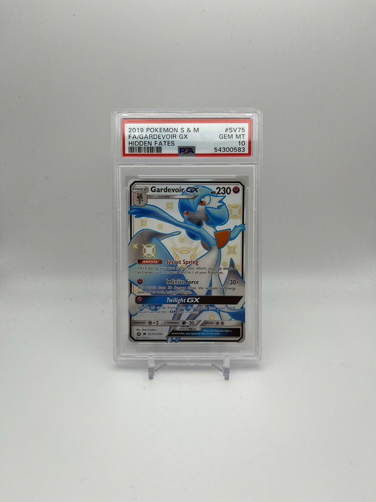 2019 Pokemon TCG Hidden Fates Gardevoir GX Full Art SV75 PSA 10