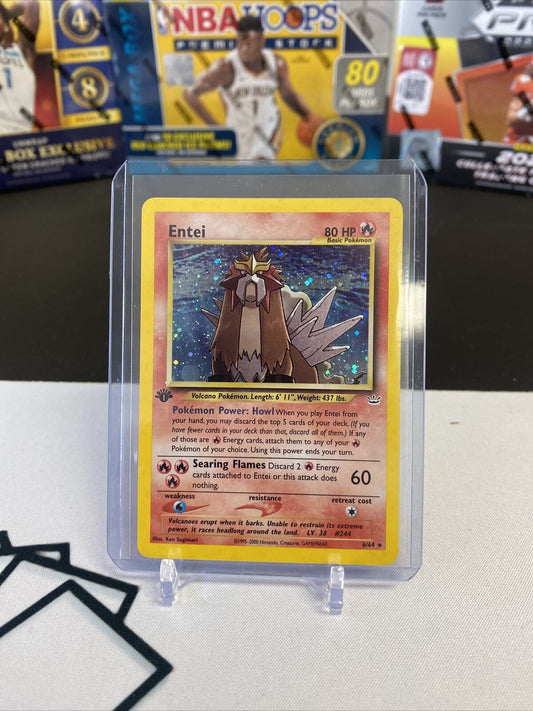 Pokemon Neo Revelation Entei Holo 1st Edition 6/64 NM GEM MT! FREE NEXT DAY AIR