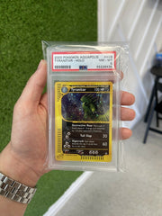 2003 Pokemon Aquapolis Tyranitar Holo H28 PSA 8 *FREE NEXT DAY AIR*