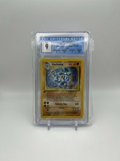 Mewtwo 10/102 Pokemon Card Base Set Korean Unlimited - PSA 9