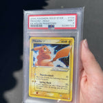2006 Pokemon Holon Phantoms Gold Star Pikachu PSA 9 + SWIRL *FREE NEXT DAY AIR!*