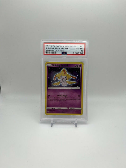 2017 Pokemon Shining Jirachi #42 PSA 10 GEM MINT Shining Legends Card