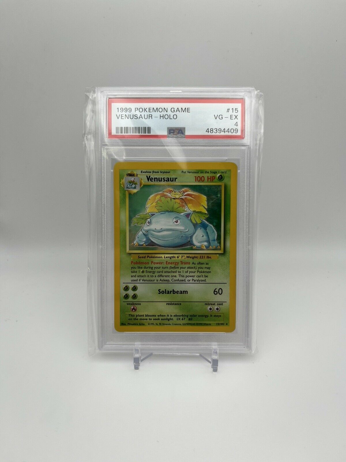 POKEMON BASE SET CHARIZARD, BLASTOISE, VENUSAUR TRIO PSA 4  *FREE NEXT DAY AIR!*