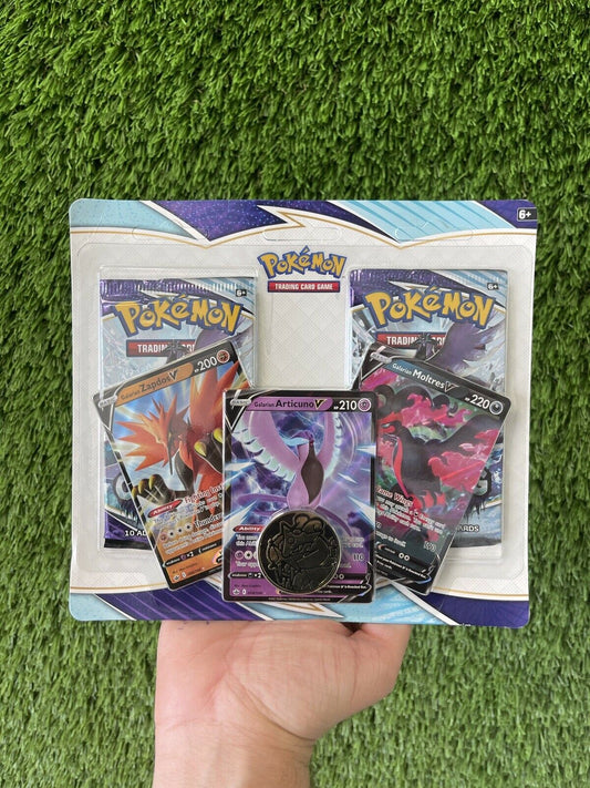 Pokemon Center Chilling Reign Error Compensation 2 Pack Blister Trio Birds