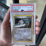 Pokemon EX Deoxys Holo Latios Gold Star #106 PSA 8 SWIRL *FREE NEXT DAY AIR*