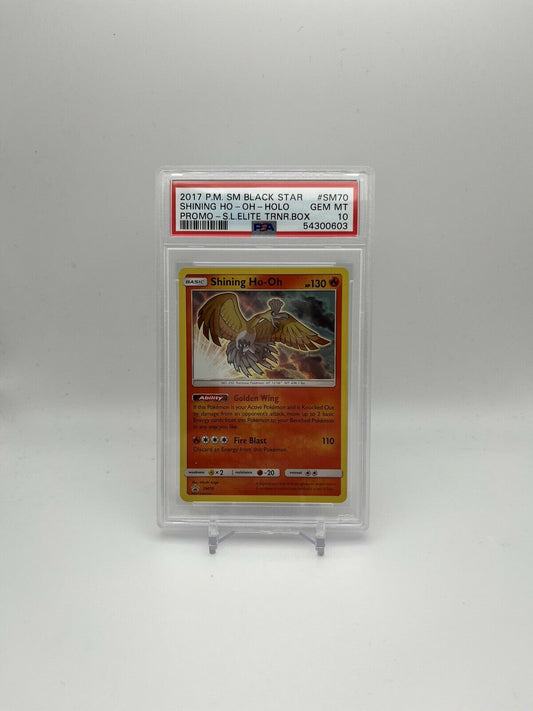 2017 Pokemon SM Black Star Promo SM70 Shining Ho-Oh Holo PSA 10 Gem Mint
