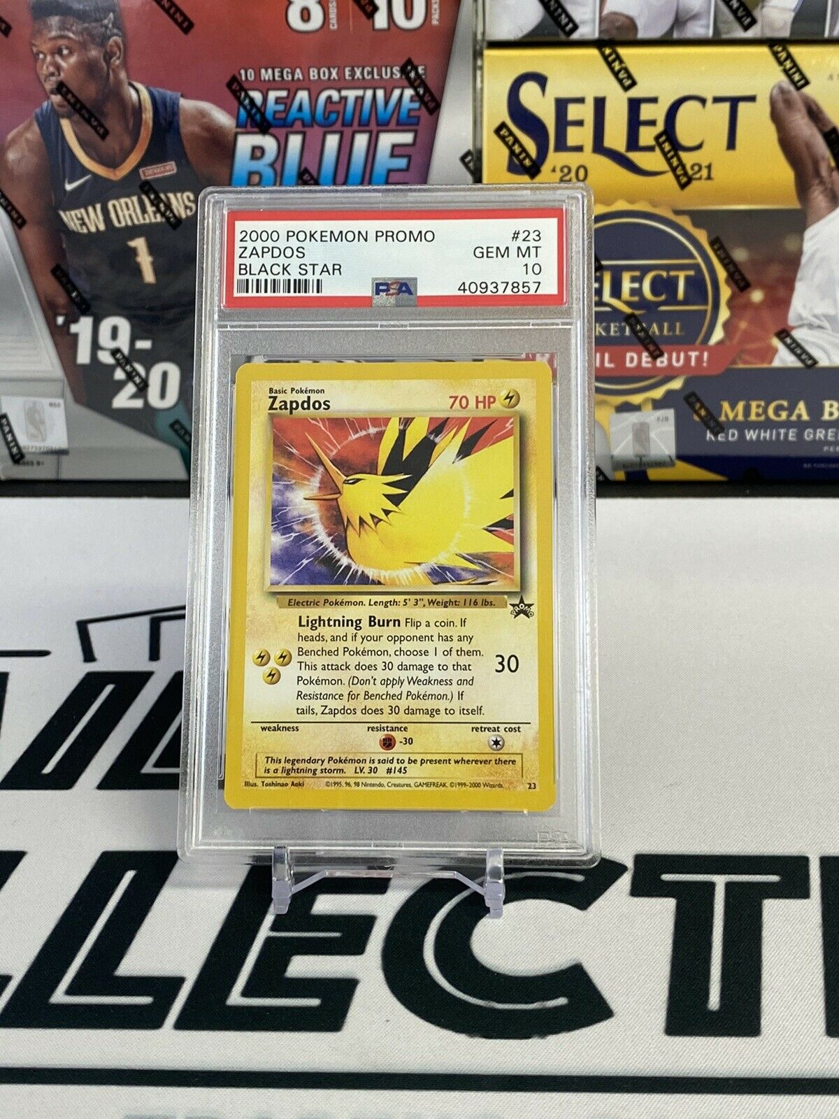 2000 Pokemon Black Star Promo Zapdos #23 PSA 10 GEM MINT