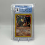1st Edition Dark Charizard - 4/82 Holo - Team Rocket Pokémon - CGC 9 - Swirl