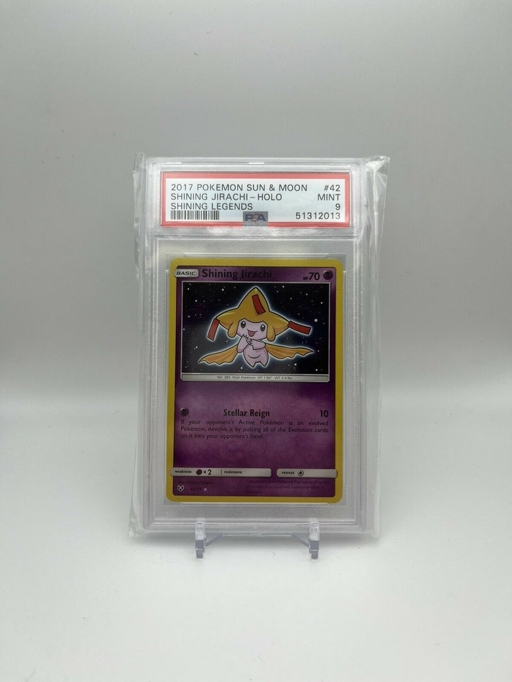 SHINING JIRACHI 42/73 Holo Shining Legends Pokemon Card PSA 9 MINT 52668818