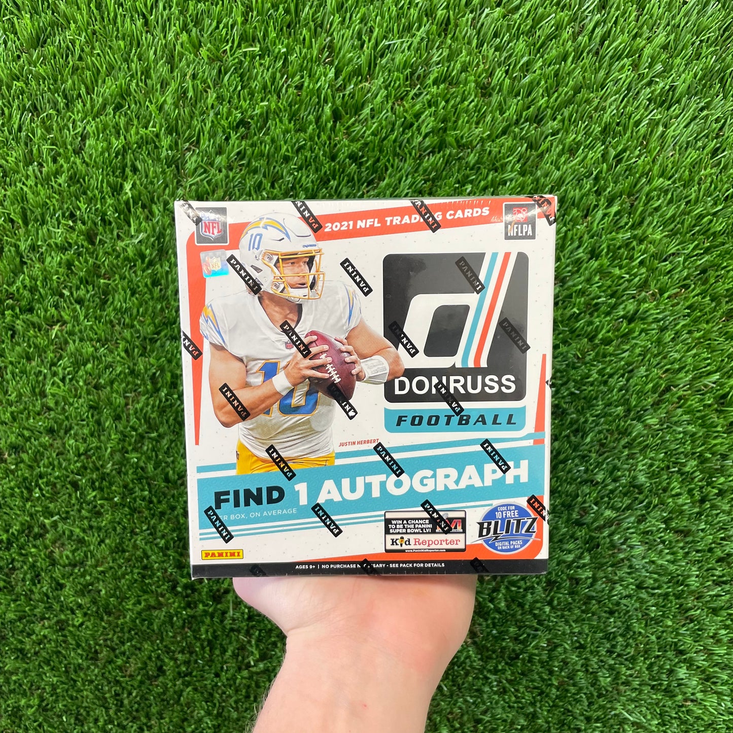 2021 Donruss Football Mega Box (Purple Parallel) (Fanatics Exclusive)