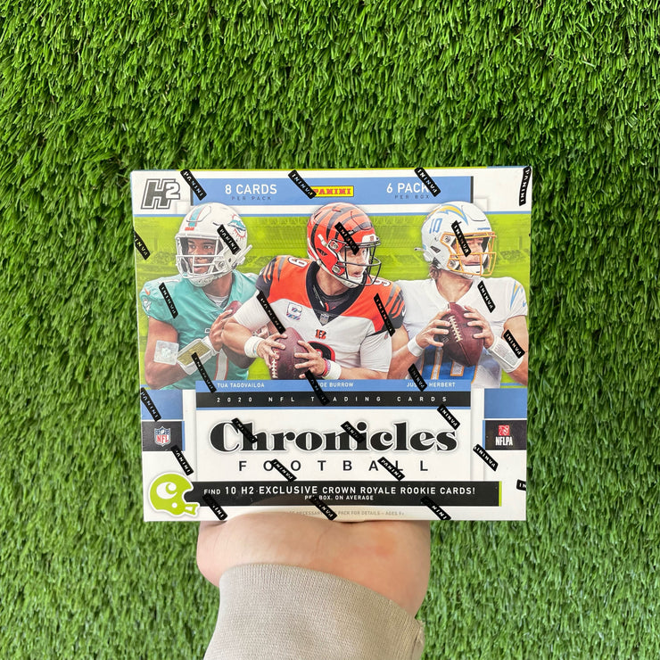 2020 Chronicles Football Hobby Box H2