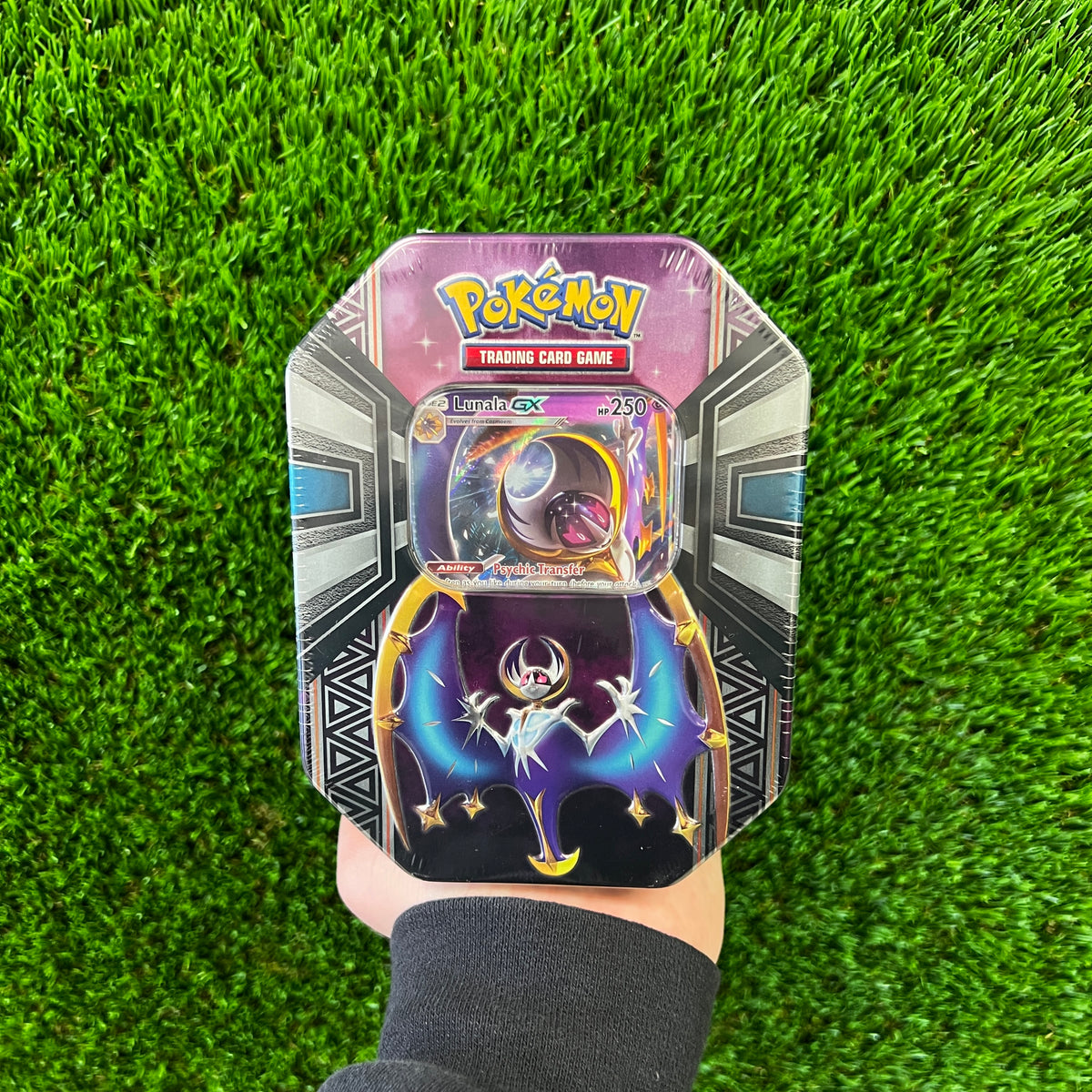 Pokemon 2017 Legends of Alola Tin Lunala GX Grail Collectibles AZ Pokemon 2017 Legends of Alola Tin Lunala GX Grail Collectibles AZ