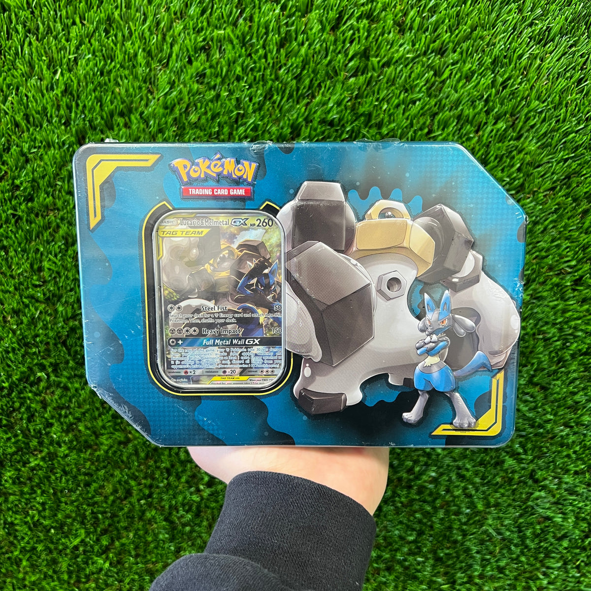 Pokemon 2019 Power Partnership Tin (Lucario & Melmetal GX) – Grail Collectibles AZ