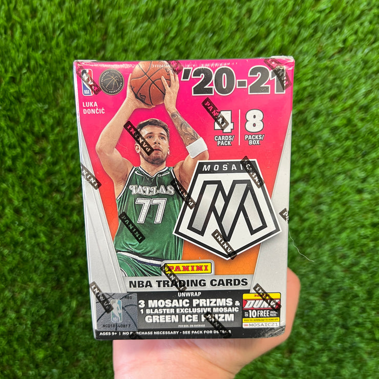 2020-21 Mosaic Basketball Blaster Box (FANATICS EXCLUSIVE) (Green Ice Prizm)