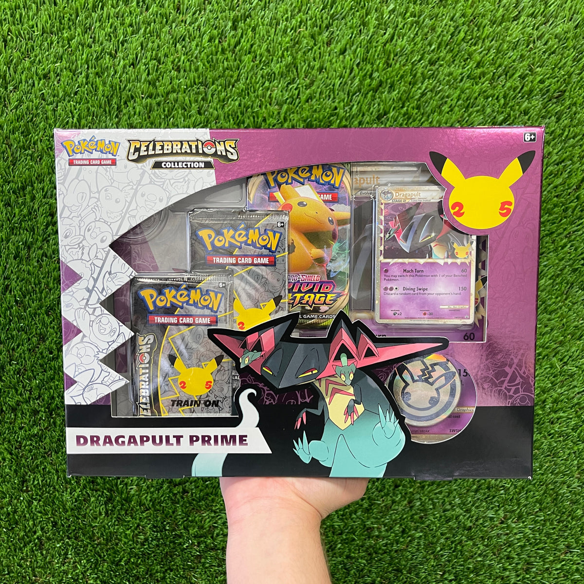 Pokemon Celebrations Dragapult Prime Collection Box