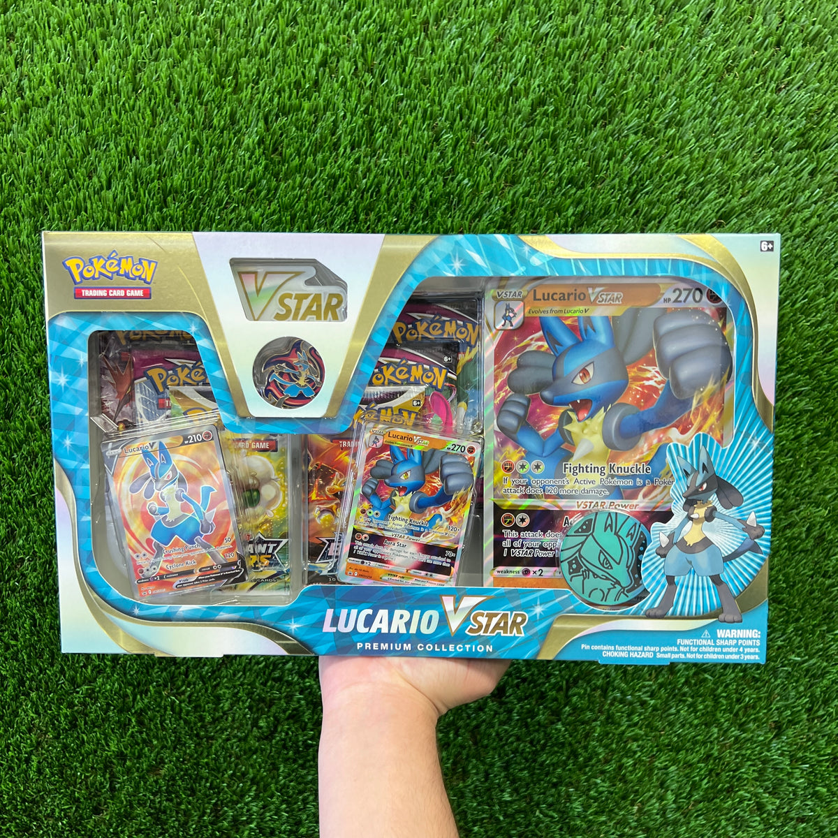 Pokemon Lucario VSTAR Premium Collection Box Grail Collectibles AZ Pokemon Lucario VSTAR Premium Collection Box Grail Collectibles AZ