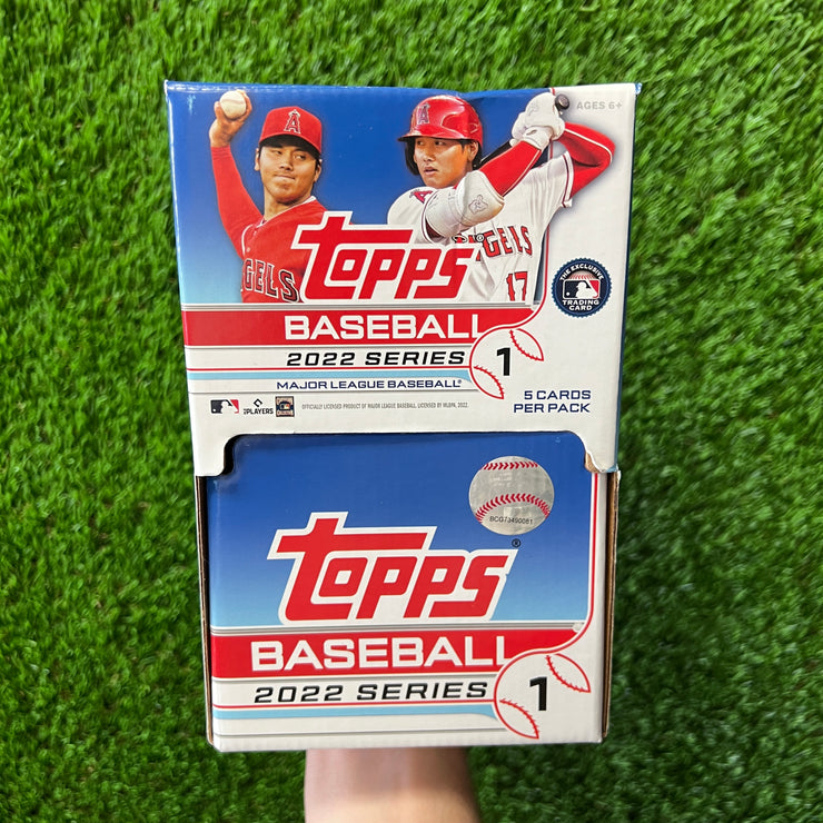2022 Topps Series 1 Baseball Gravity Feed Box (48 Packs)