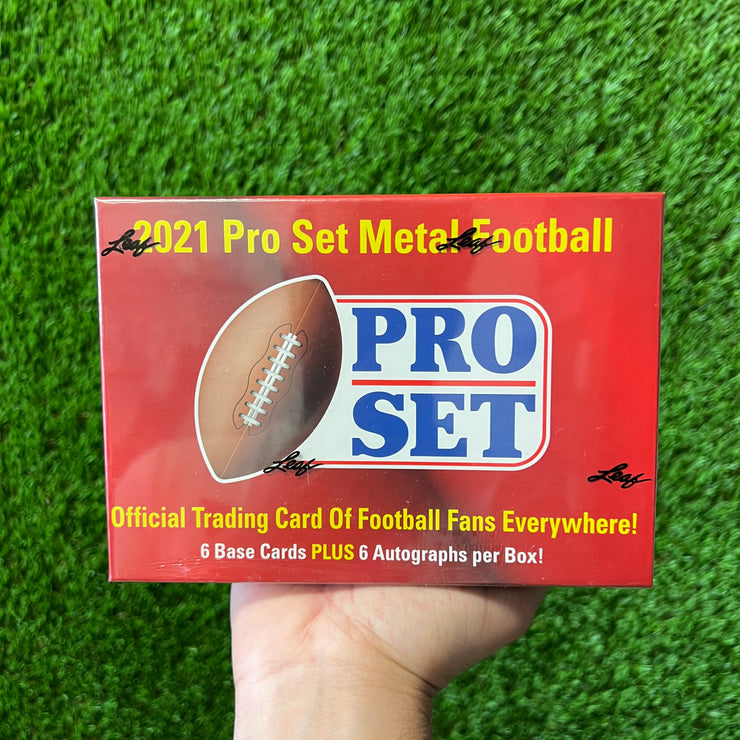 2021 Leaf Football Pro Set Hobby Box (6 Autographs)