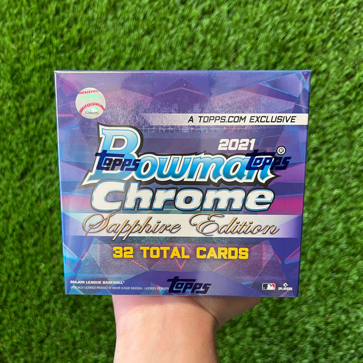 2021 Bowman Chrome Sapphire Edition Box