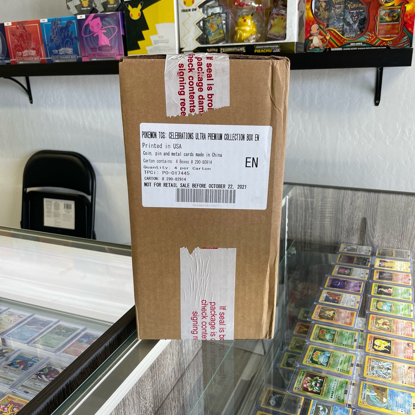 Pokémon Celebrations Ultra Premium Collection Sealed Case Of (4)