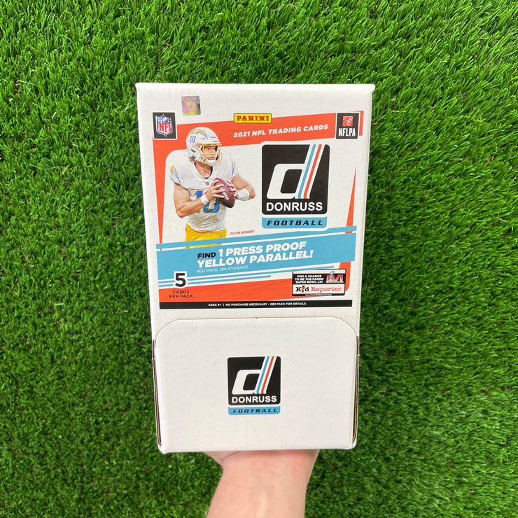 2021 Donruss Football Gravity Feed Box (48 Packs)