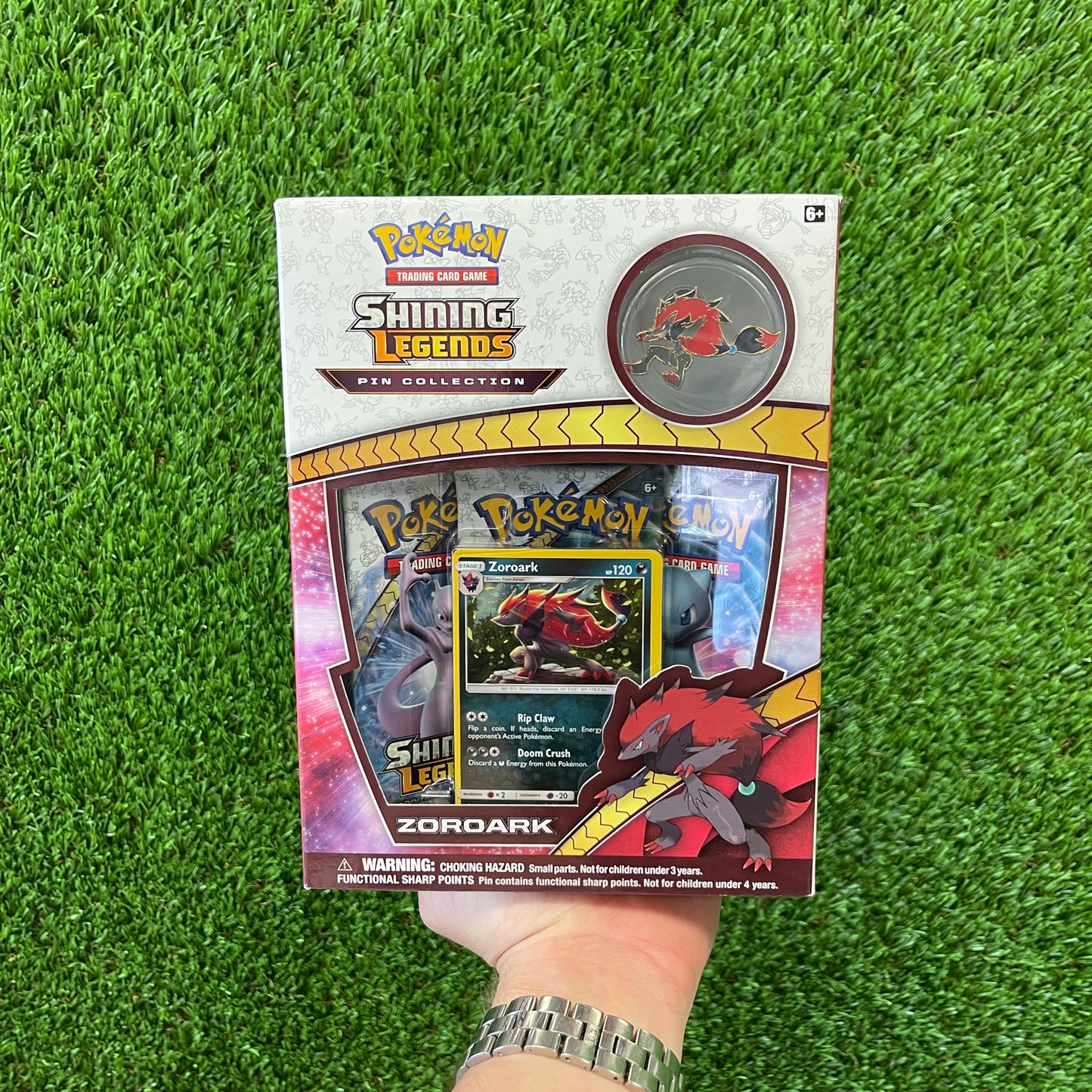 Pokemon Shining Legends Zoroark Pin Box