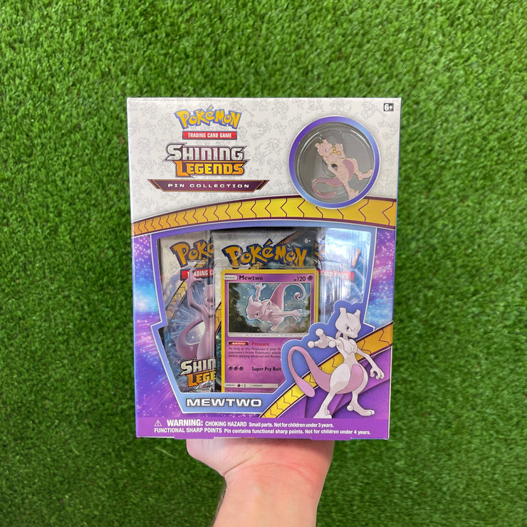 Pokemon Shining Legends Mewtwo Pin Box