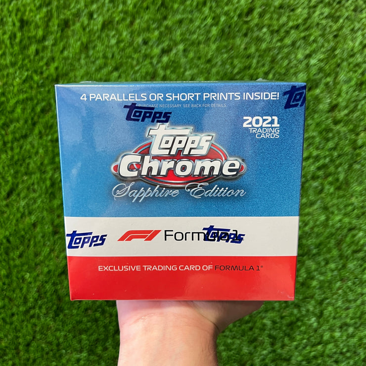 2021 Topps Formula 1 Chrome Sapphire Hobby Box