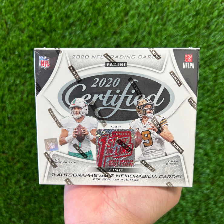 2020 Certified Football 1st Off The Line Hobby Box