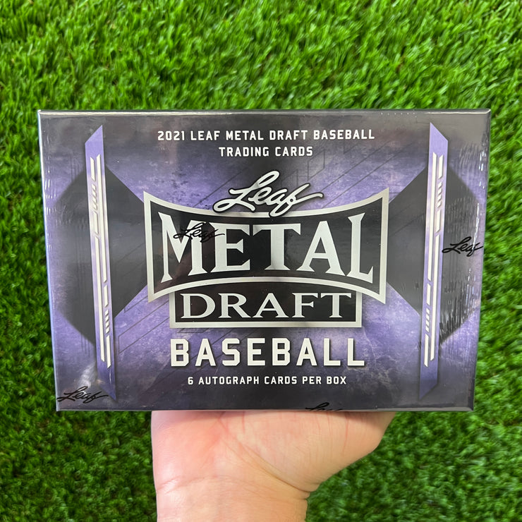 2021 Leaf Metal Draft Baseball (6 Autos)