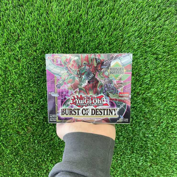 Yugioh Burst Of Destiny Booster Box