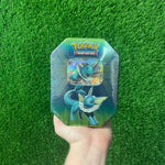 Pokémon Vaporeon GX Tin