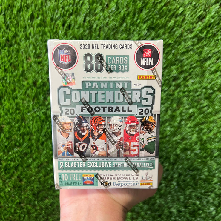 2020 Contenders Football Blaster Box (88 Cards)