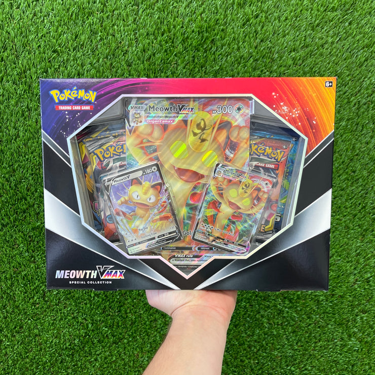Pokemon Meowth V-Max Collection Box
