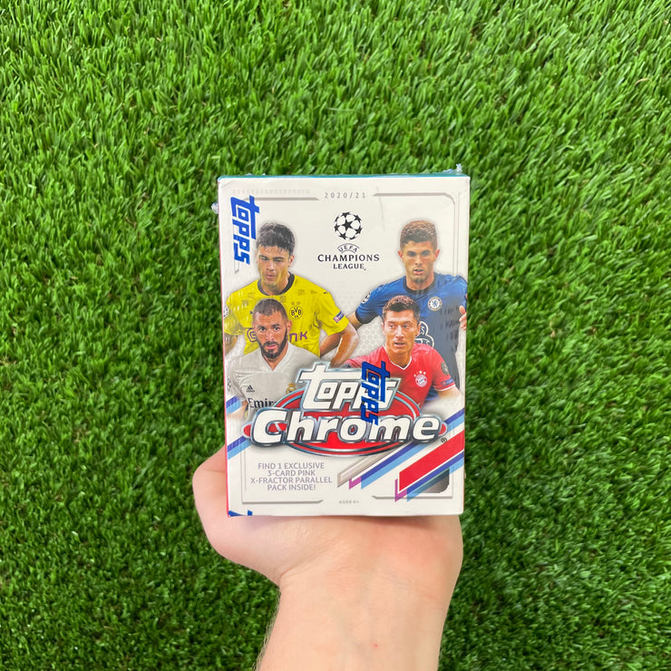 2020-21 Topps Chrome UEFA Champions League Blaster Box