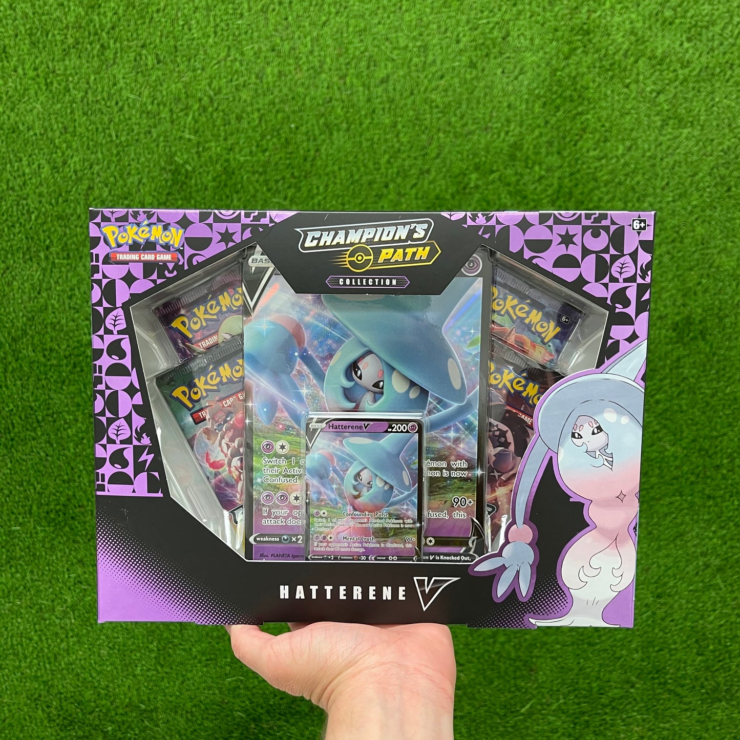 2020 Pokemon Champions Path Hatterene Box