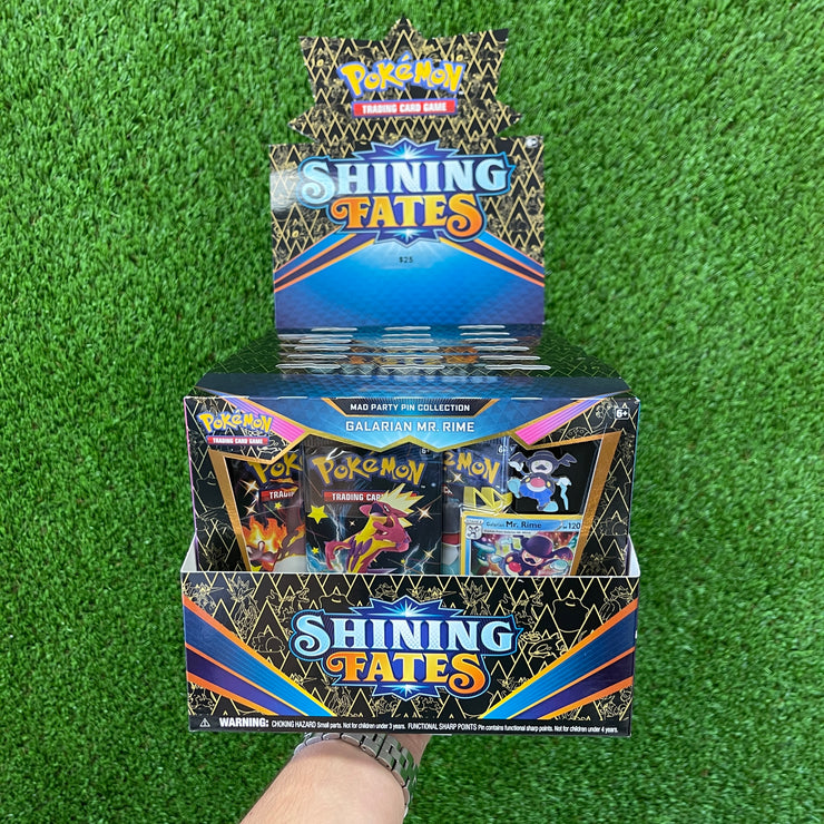 Pokemon Shining Fates Mad Party Pin Collection