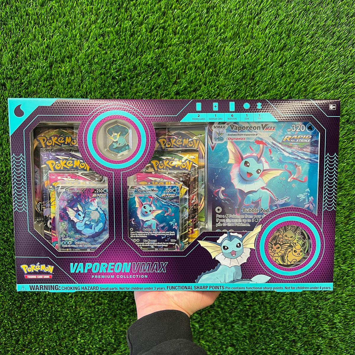 Pokemon Vaporeon Vmax Premium Collection