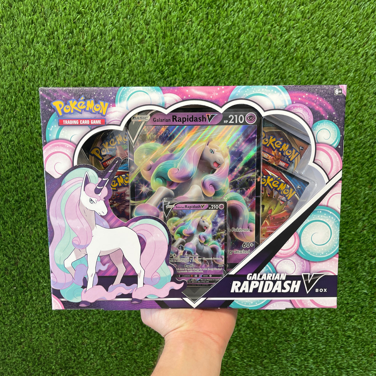 Pokemon Galarian Rapidash V Box – Grail Collectibles AZ