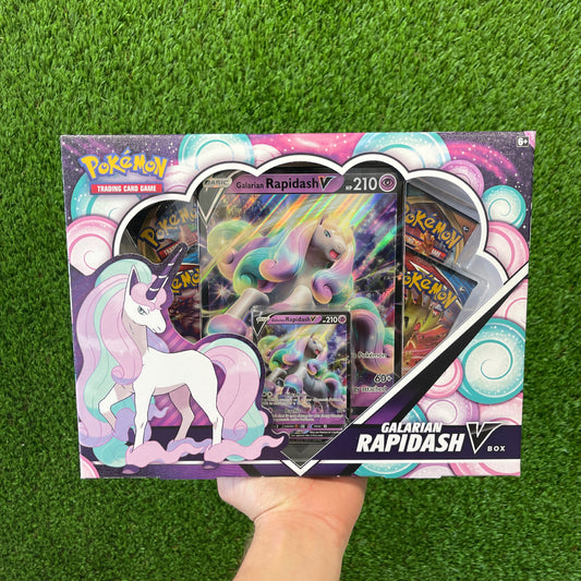 Pokemon Galarian Rapidash V Box