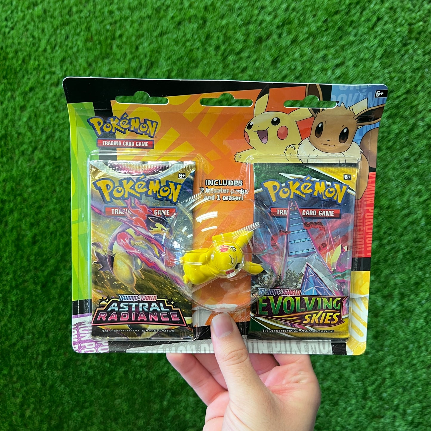 Pokemon Back To School Eraser Blister